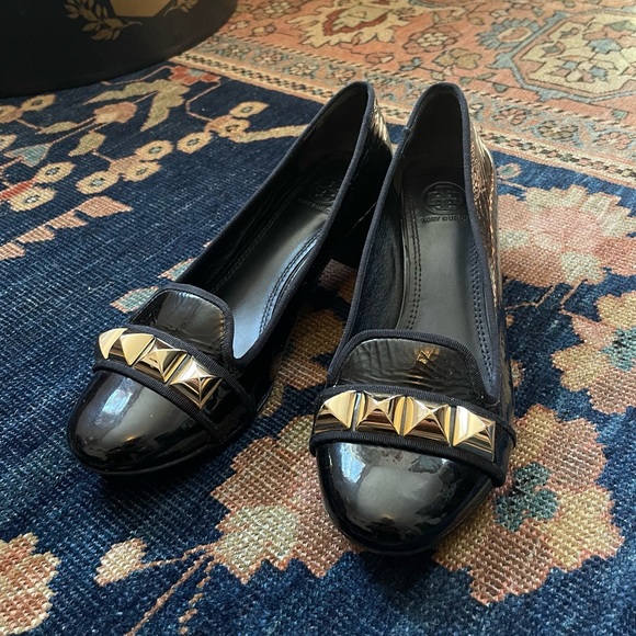 Vintage Tory Burch Patent Leather Block Heels - Picture 3 of 3